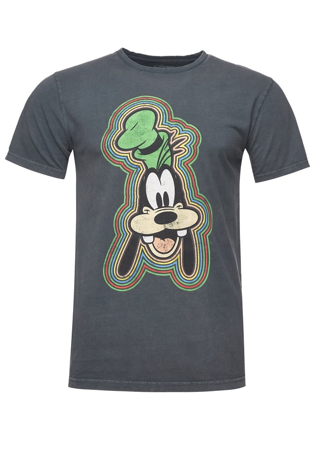 Recovered T-Shirt »Disney Goofy Outline« im zeitlosen Design