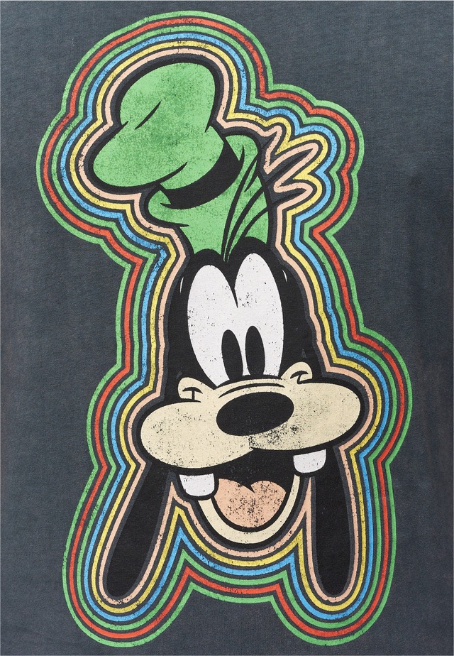 Recovered T-Shirt »Disney Goofy Outline« im zeitlosen Design