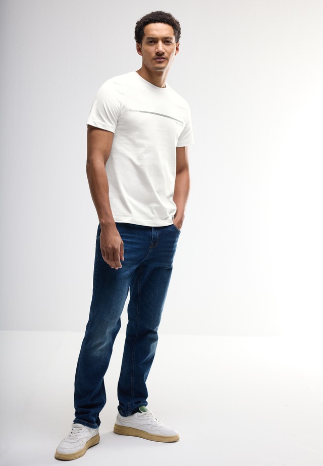STREET ONE MEN T-Shirt aus reiner Baumwolle