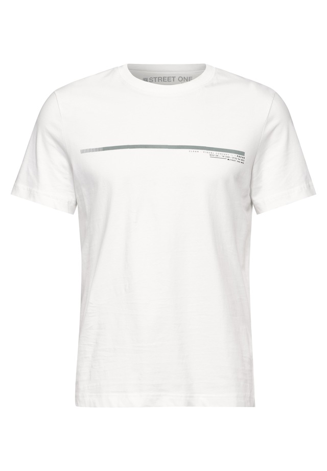 STREET ONE MEN T-Shirt aus reiner Baumwolle