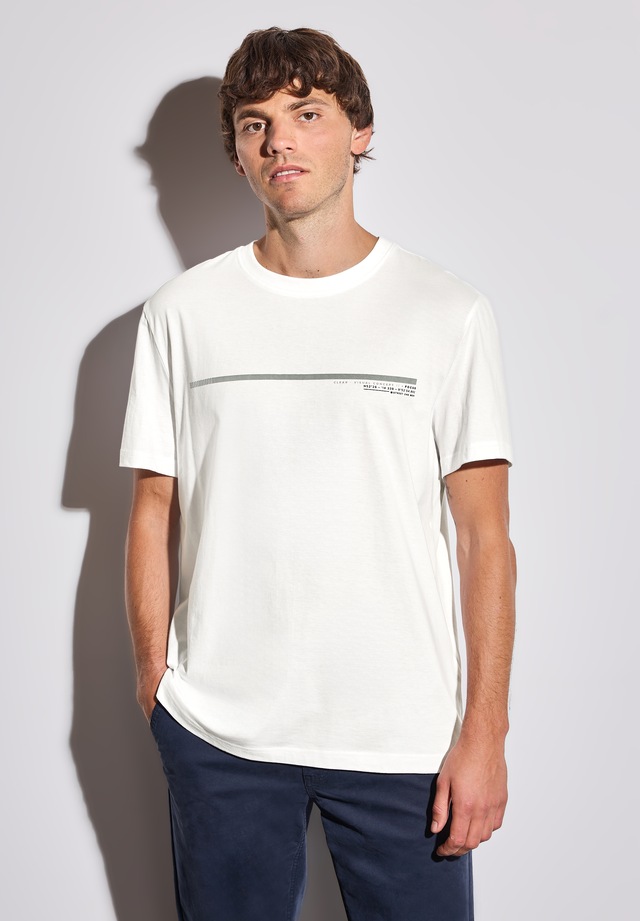 STREET ONE MEN T-Shirt aus reiner Baumwolle