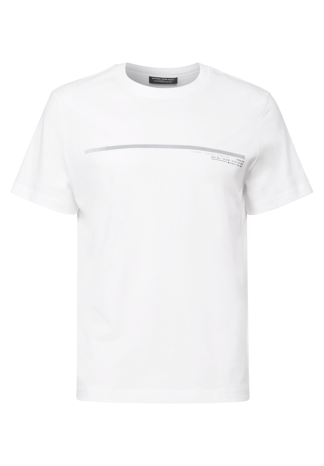 STREET ONE MEN T-Shirt aus reiner Baumwolle