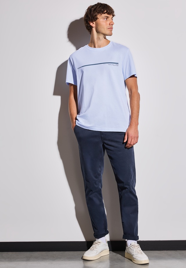 STREET ONE MEN T-Shirt aus reiner Baumwolle