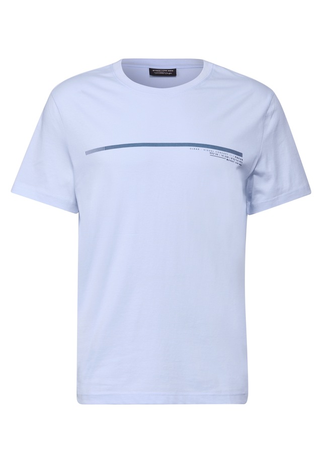 STREET ONE MEN T-Shirt aus reiner Baumwolle