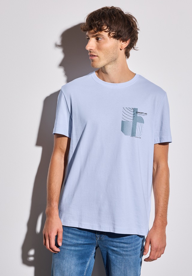 STREET ONE MEN T-Shirt mit Rundhalsausschnitt