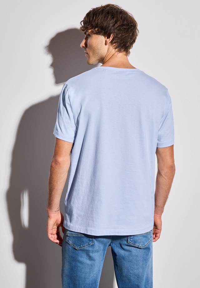 STREET ONE MEN T-Shirt mit Rundhalsausschnitt