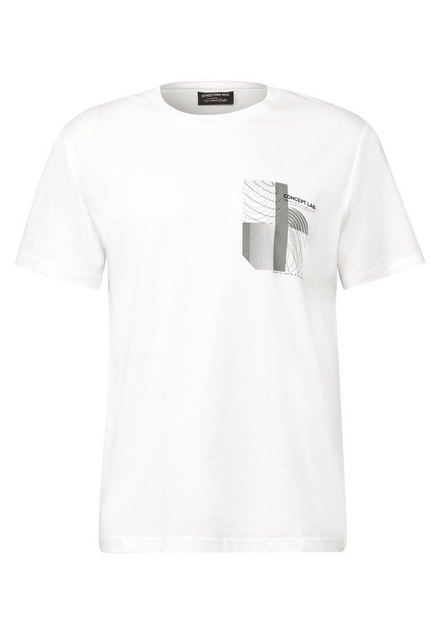 STREET ONE MEN T-Shirt mit Rundhalsausschnitt