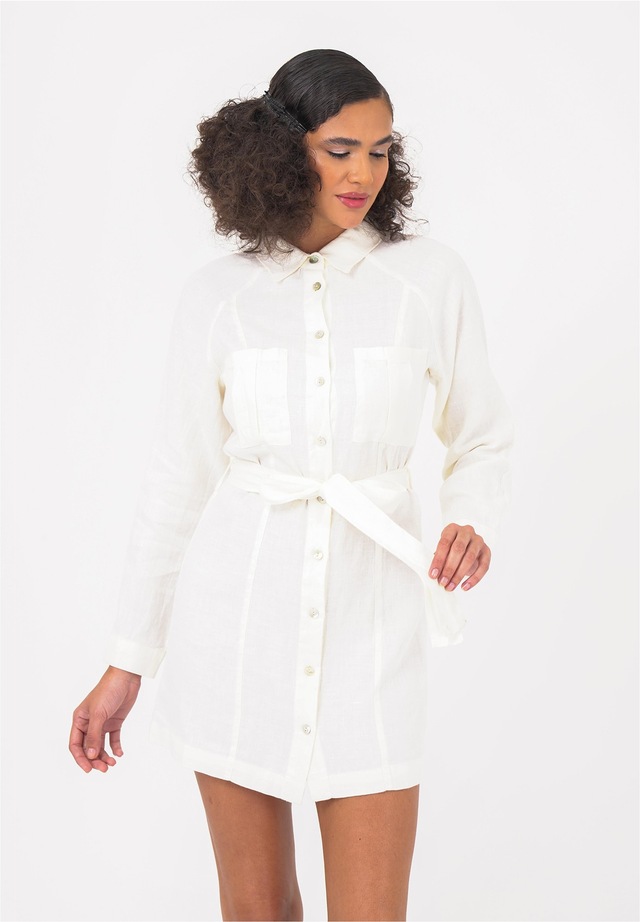 freshlions Jerseykleid »Belinda« 1 Stk. tlg. mit praktischem Bindeband