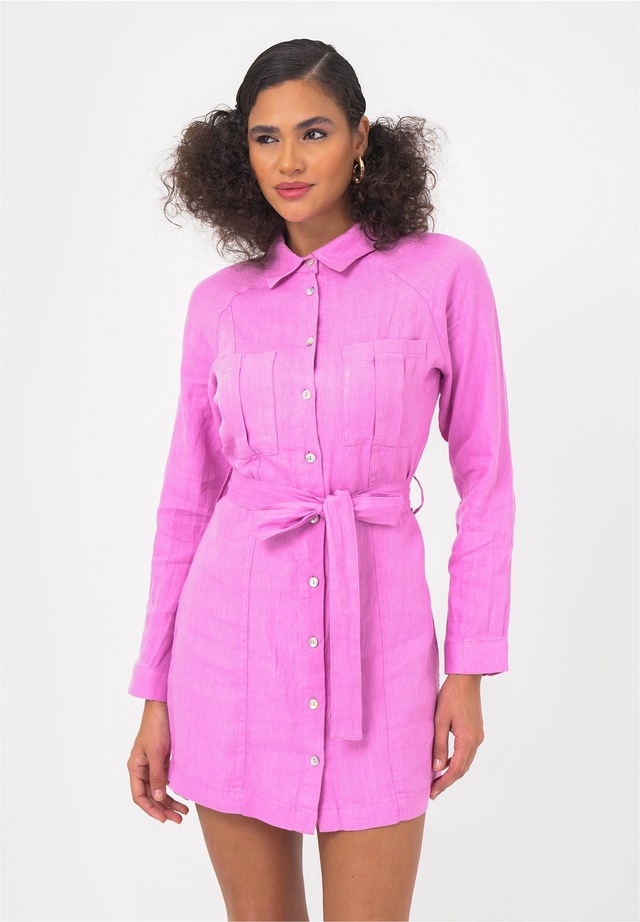 freshlions Jerseykleid »Belinda« 1 Stk. tlg. mit praktischem Bindeband
