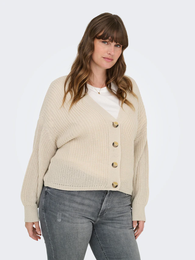 ONLY CARMAKOMA Strickjacke »CARCAROL NICE L/S CARDIGAN KNT NOOS«