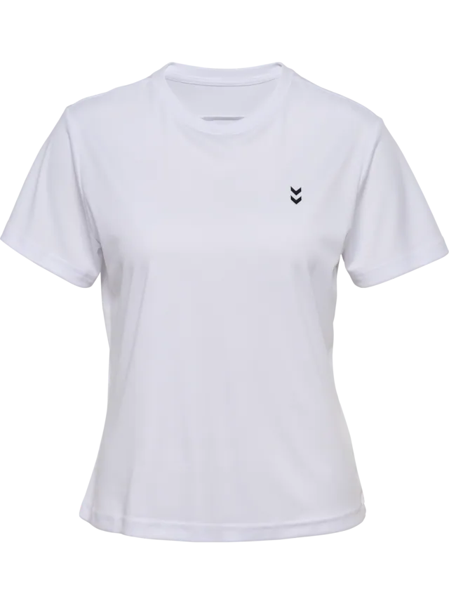 hummel Trainingsshirt »HMLPULSE TRAINING W T-SHIRT S/S« reguläre Passform, atmungsaktives Interlock-Material