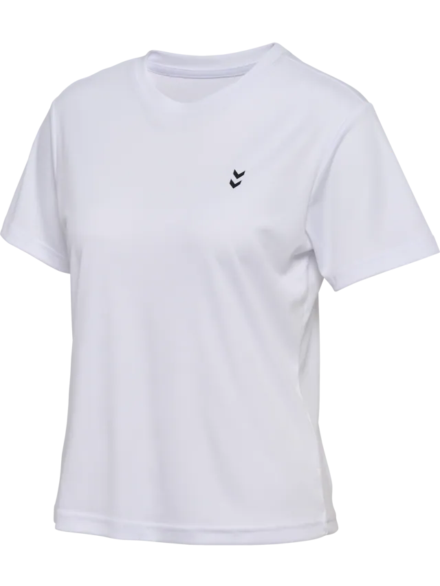 hummel Trainingsshirt »HMLPULSE TRAINING W T-SHIRT S/S« reguläre Passform, atmungsaktives Interlock-Material