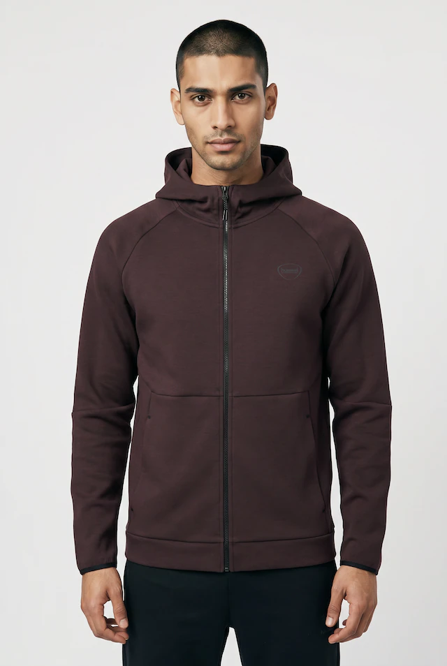 hummel Kapuzensweatjacke »HMLTECH FLEECE REGULAR ZIP HOODIE« mit Kapuze, Langarm, normale Schnittform