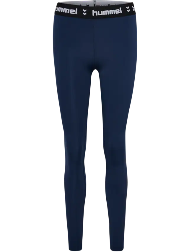 hummel Trainingstights »HMLPULSE MID WAIST TIGHTS« mit wasserbasierten Drucken, aus Interlock-Material