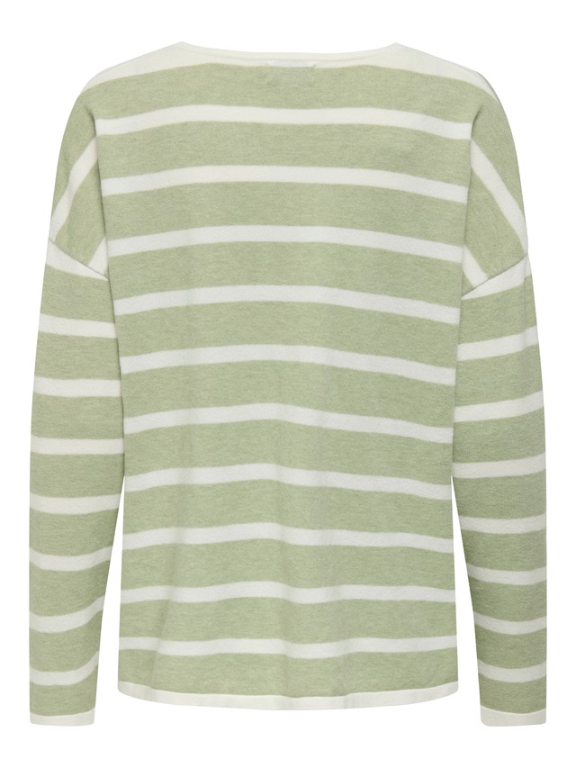 ONLY Strickpullover »ONLAMALIO LIFE LS V-NECK KNT«