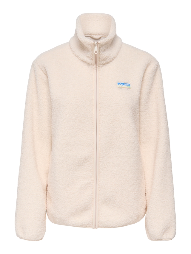 ONLY Plüschjacke »ONLEVA LIFE TEDDY JACKET CC OTW« ohne Kapuze Kunstfaser,