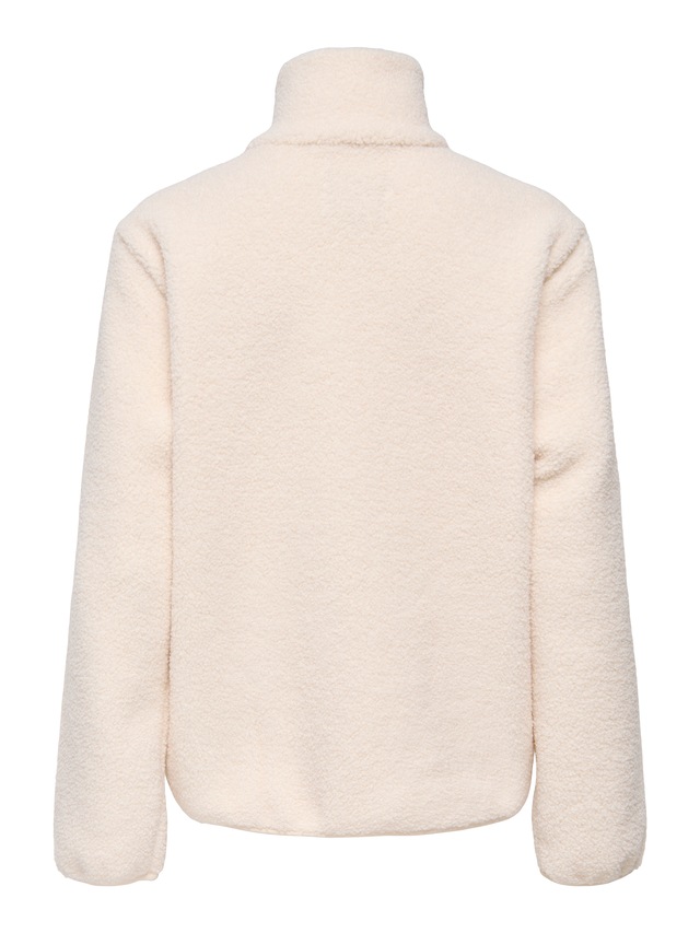 ONLY Plüschjacke »ONLEVA LIFE TEDDY JACKET CC OTW« ohne Kapuze Kunstfaser,