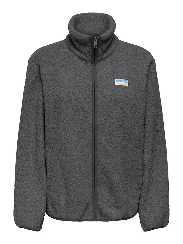ONLY Plüschjacke »ONLEVA LIFE TEDDY JACKET CC OTW« ohne Kapuze Kunstfaser,