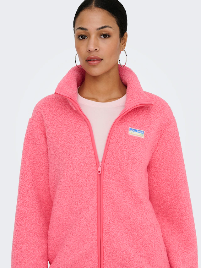 ONLY Plüschjacke »ONLEVA LIFE TEDDY JACKET CC OTW« ohne Kapuze Kunstfaser,
