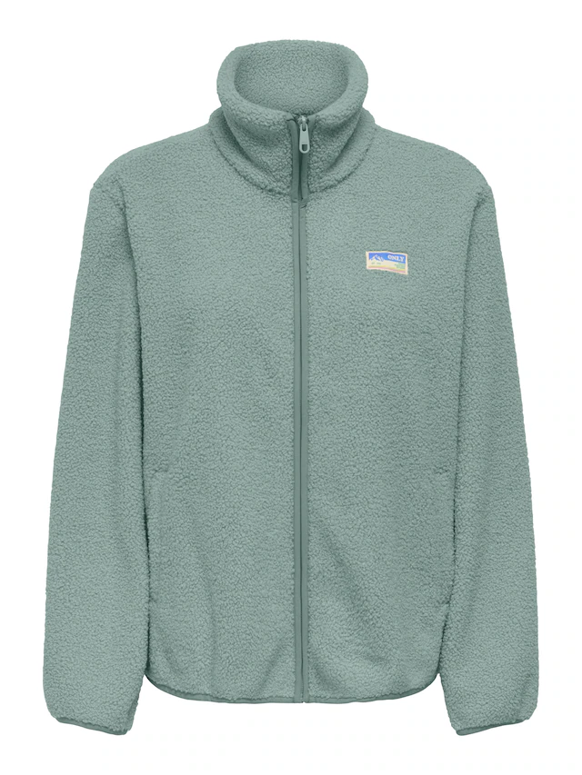 ONLY Plüschjacke »ONLEVA LIFE TEDDY JACKET CC OTW« ohne Kapuze Kunstfaser,