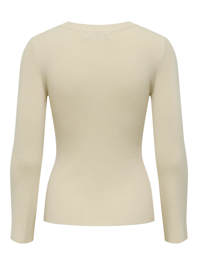 ONLY Rundhalspullover »ONLNATASCHA LS BLING O-NECK CC KNT«