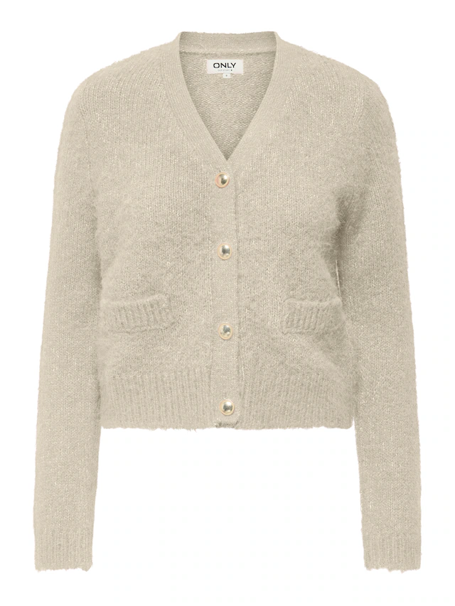 ONLY Strickjacke »ONLMAGGIE LIFE LS V-NECK CARDI CC KNT«