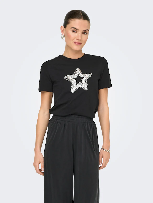 ONLY T-Shirt »ONLMARCY S/S BOX TOP CC JRS«