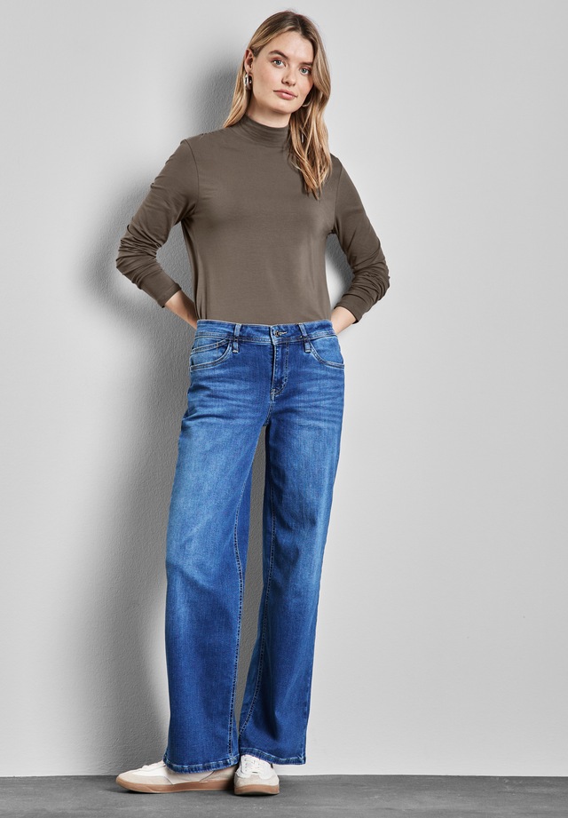 STREET ONE Langarmshirt mit Turtleneck