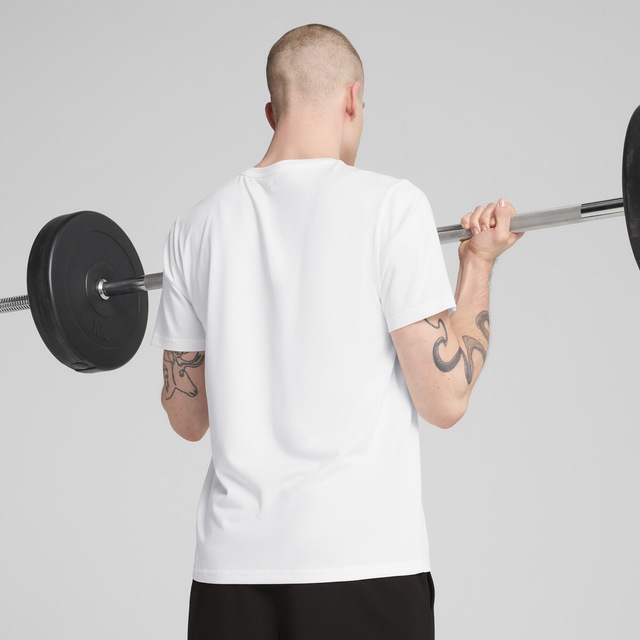 PUMA Trainingsshirt »TAD ESSENTIALS Einfarbiges T-Shirt mit Cat Logo Herren«