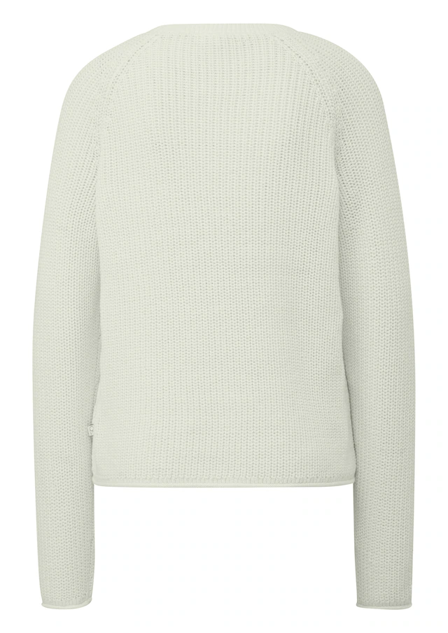 QS Strickpullover mit Strickmuster und Rundhalsausschnitt