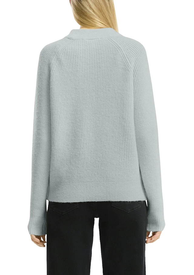 QS Strickpullover mit Stehkragen