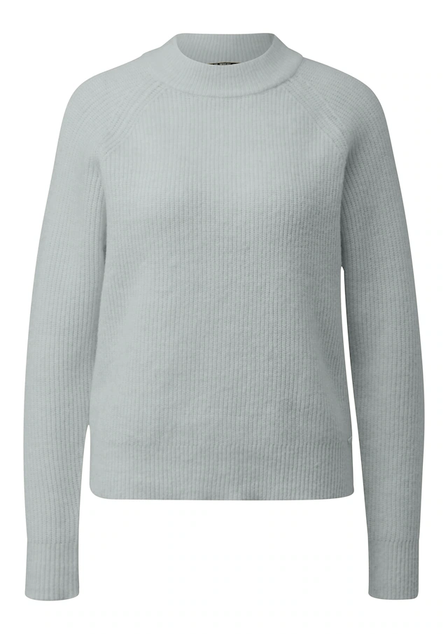 QS Strickpullover mit Stehkragen