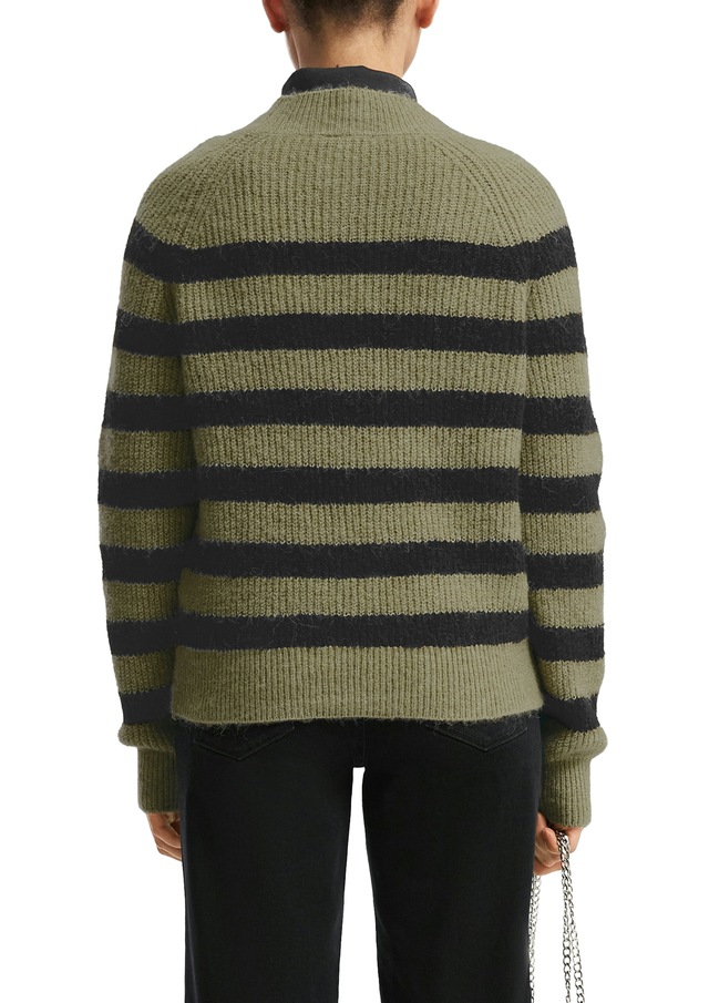 QS Strickpullover mit Stehkragen