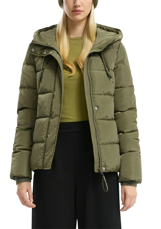 QS Steppjacke mit Kapuze mit Kapuze