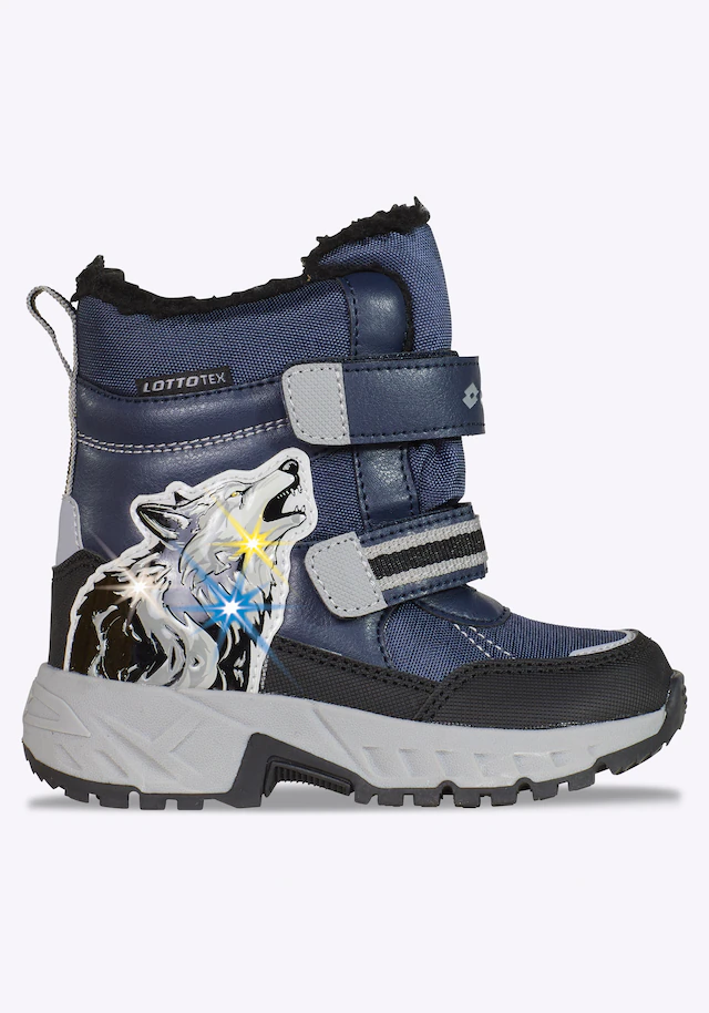 lotto Winterboots Winterschuhe, Winterstiefel, wasserdicht & mit Blinkfunktion