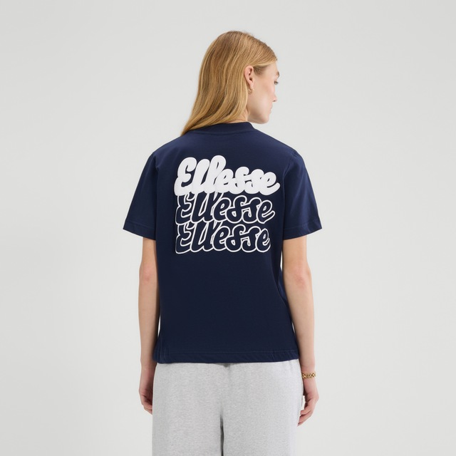 Ellesse T-Shirt mit Rundhalsausschnitt, Kurzarm, aus Baumwolle