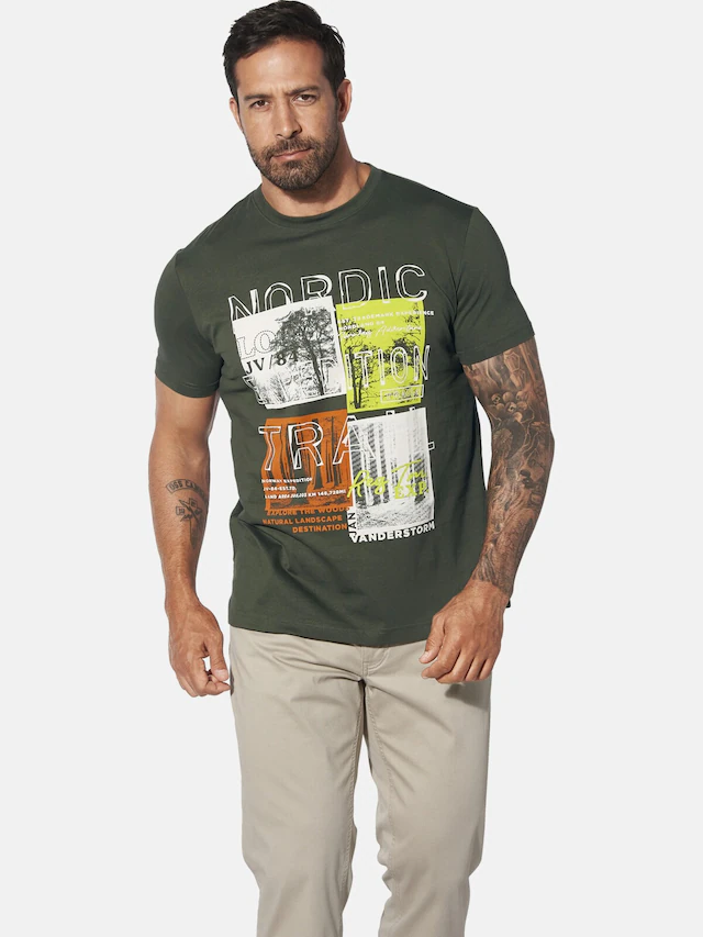 Jan Vanderstorm Rundhalsshirt »T-Shirt TANDRUP«