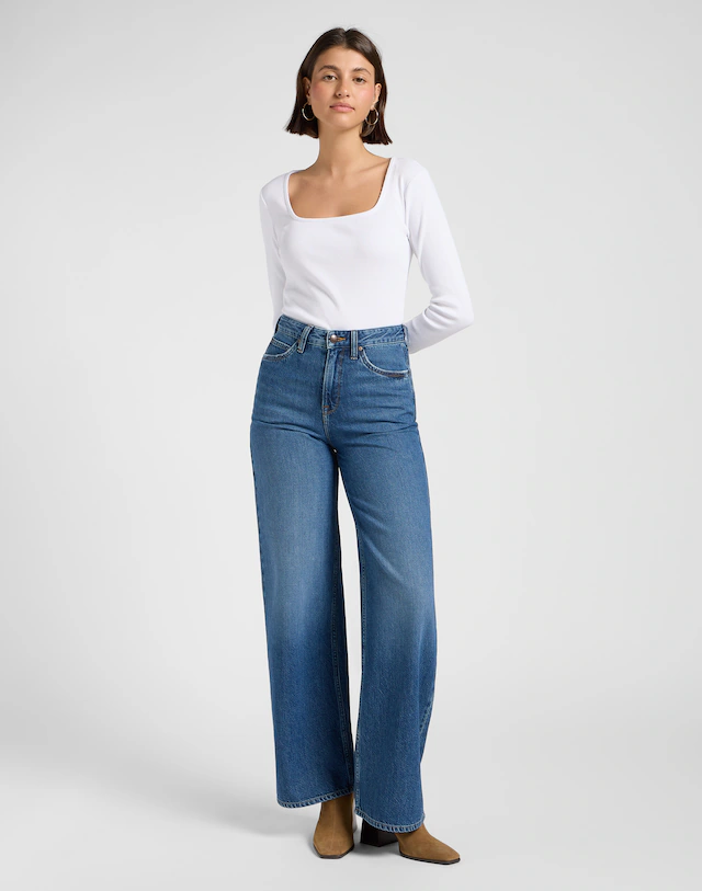 Lee® Weite Jeans »STELLA« im Five-Pocket Style