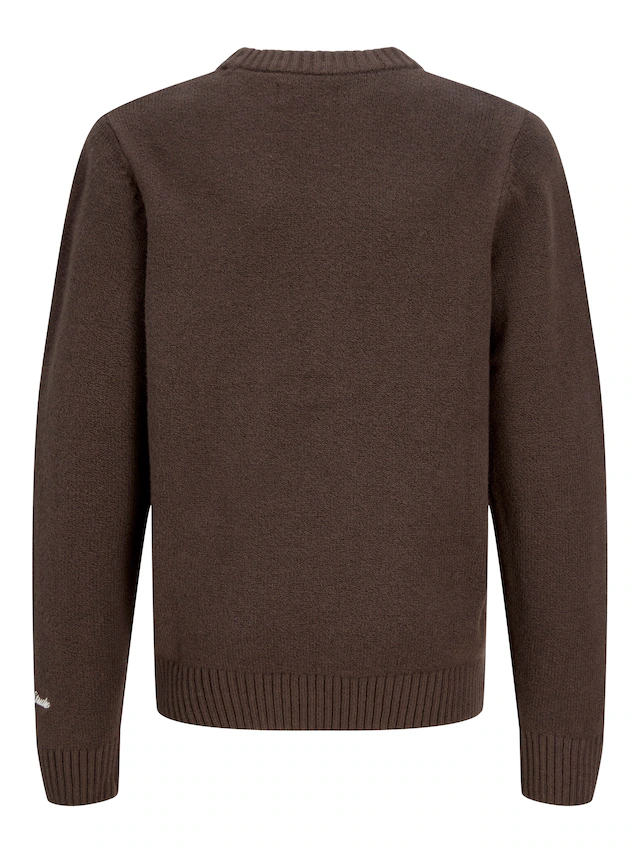 Jack & Jones Junior Rundhalspullover »JORNORREBRO KNIT CREW NECK JNR« Baumwollmischung, locker geschnitten