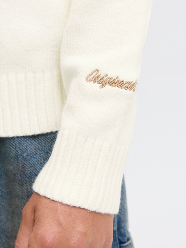 Jack & Jones Junior Rundhalspullover »JORNORREBRO KNIT CREW NECK JNR« Baumwollmischung, locker geschnitten