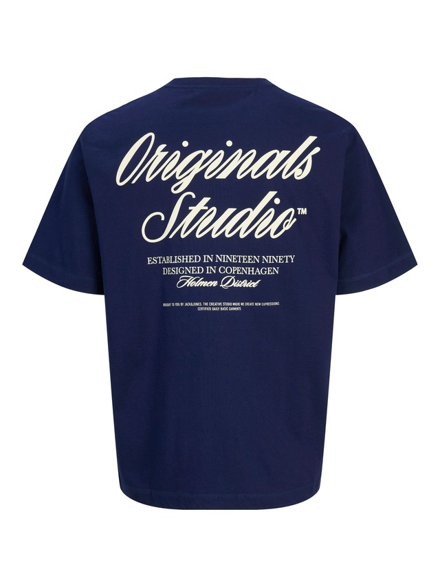 Jack & Jones Junior T-Shirt »JORNORREBRO TYPO TEE SS CREW NECK SN JNR«