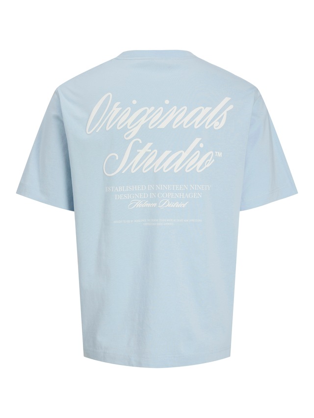 Jack & Jones Junior T-Shirt »JORNORREBRO TYPO TEE SS CREW NECK SN JNR«
