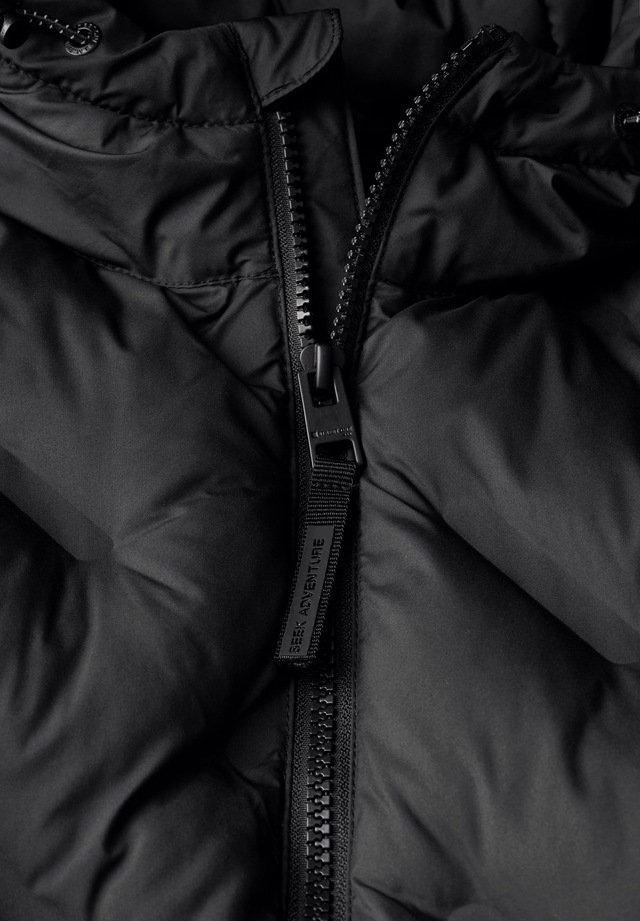 STREET ONE MEN Steppjacke mit Kapuze mit Kapuze mit Tunnelzugband