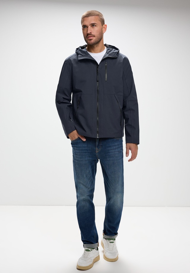 STREET ONE MEN Steppjacke mit Kapuze mit Kapuze mit Tunnelzugband