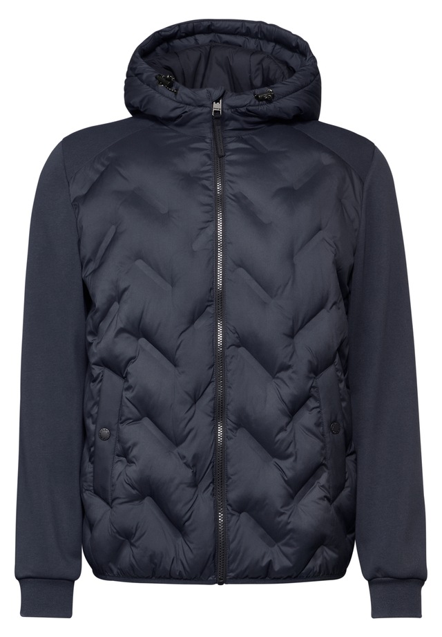 STREET ONE MEN Steppjacke mit Kapuze mit Kapuze mit Tunnelzugband