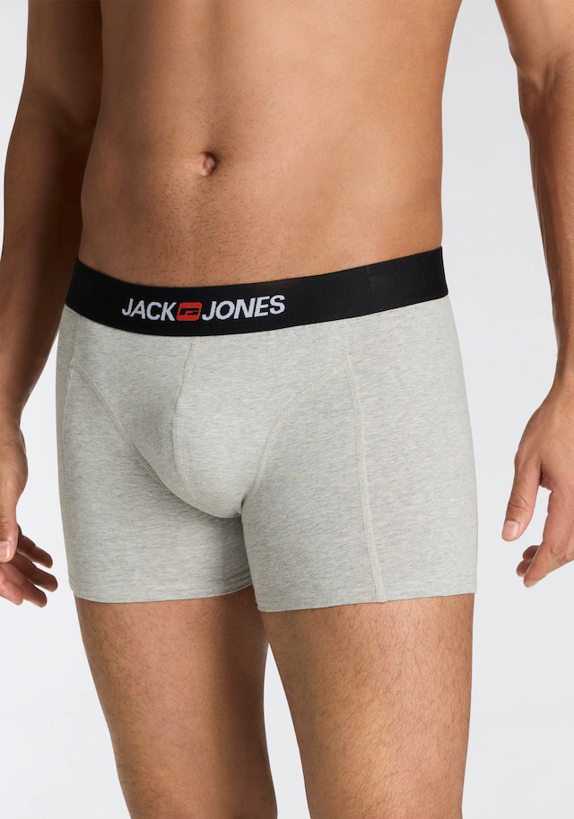 Jack & Jones Trunk »JACOLD – Boxershorts mit farbigem Bund im 6er-Pack« Packung, 6 Stk. Druck, modisch, regular fit, Jersey