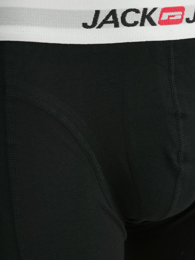 Jack & Jones Trunk »JACOLD – Boxershorts mit farbigem Bund im 6er-Pack« Packung, 6 Stk. Druck, modisch, regular fit, Jersey