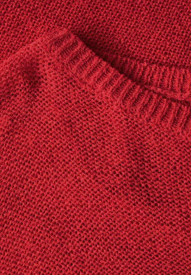STREET ONE Strickpullover mit seitlichen Schlitzen, halbarm