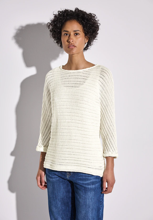 STREET ONE Strickpullover mit U-Boot-Ausschnitt