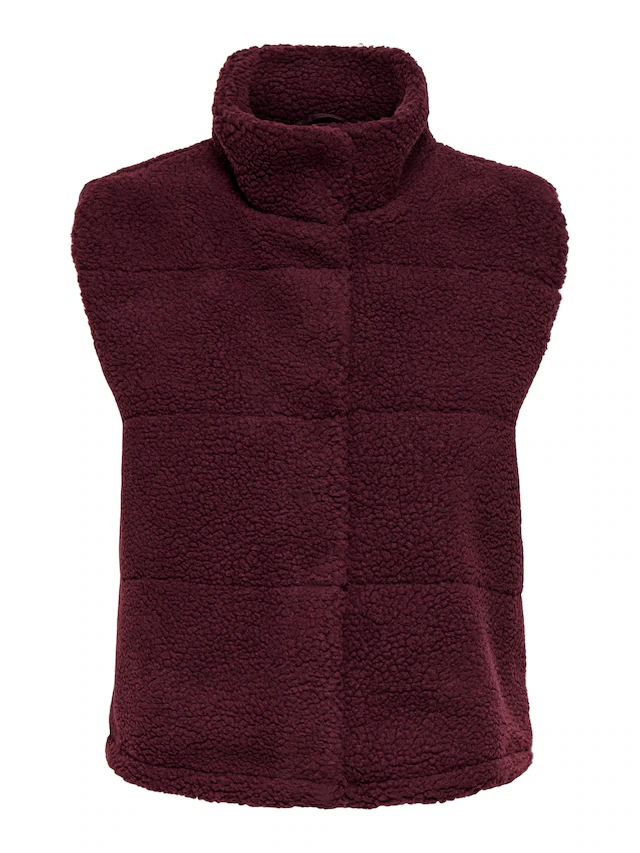 ONLY Plüschweste »ONLSANDRA TEDDY WAISTCOAT LIFE OTW NOOS« Kunstfaser